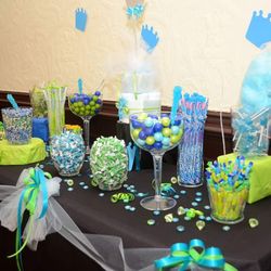 Klassy Stems & More - Baby Shower Candy Buffet Table