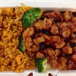 Great China - Orange Chicken w/pork fried rice lunch