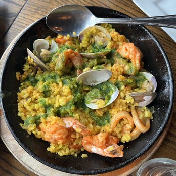 Taberna Tapas - Tres Mares paella - Spanish Near Me - Durham, North Carolina
