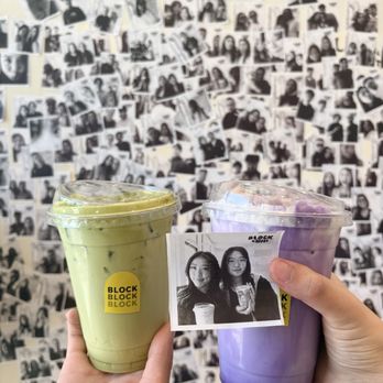 Block Coffee - Ube Latte and and Coconut Matcha Cloud - Coffee & Tea Near Me - San Jose, California