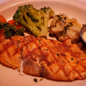 Bistro Le Cep - Grilled Salmon - French Near Me - Houston, Texas Bistro Le Cep - Grilled Salmon - French Near Me - Houston, Texas