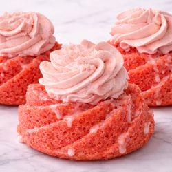 Sweet Ruby’s Cookies & More - Mini Strawberry Champagne Bundt Cakes
