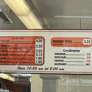 Dick's Drive-In - Menu 4/2021 - Burgers Near Me - Seattle, Washington