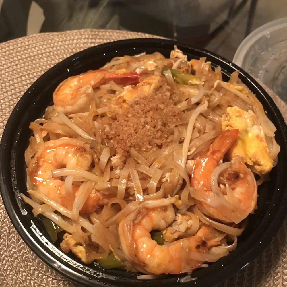 Anchalee Thai Restaurant - Shrimp pad thai. - Thai Near Me - Winterville, North Carolina Anchalee Thai Restaurant - Shrimp pad thai. - Thai Near Me - Winterville, North Carolina