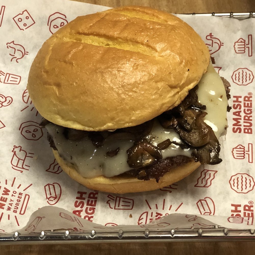 Truffle mushroom Swiss burger Truffle mushroom Swiss burger