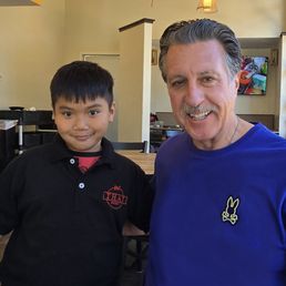 ROSARIO S. CASSATA WITH PATRICK AT LOVE THAI SUSHI IN MURFREESBORO TENNESSEE.. ROSARIO S. CASSATA WITH PATRICK AT LOVE THAI SUSHI IN MURFREESBORO TENNESSEE..