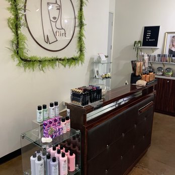 Flirt  Salon - Cute reception! - Hair Salons Near Me - San Diego, California