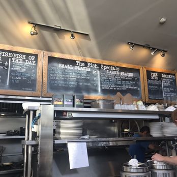 Fish - Blackboard of specials - Seafood Near Me - Sausalito, California