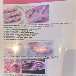 Pho Express - Menu Oct. 2026