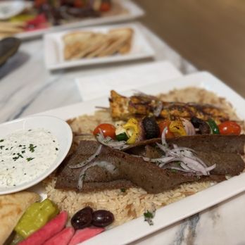 Greek Bistro - Gyro & Chicken Combo Plate - Greek Near Me - Glendale, California Greek Bistro - Gyro & Chicken Combo Plate - Greek Near Me - Glendale, California