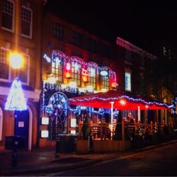 Actress & Bishop - Christmas lights