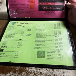 The Bent Rim - Menu