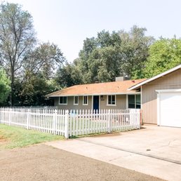 White fence