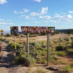 Sign at the top