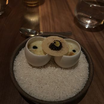 Friday Saturday Sunday - Eggs & caviar, potato, leek & truffle soup - New American Near Me - Philadelphia, Pennsylvania Friday Saturday Sunday - Eggs & caviar, potato, leek & truffle soup - New American Near Me - Philadelphia, Pennsylvania