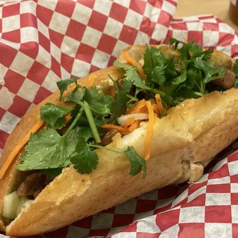 Eurasian bistro - Grilled pork banh mi - Modern European Near Me - Pensacola, Florida Eurasian bistro - Grilled pork banh mi - Modern European Near Me - Pensacola, Florida