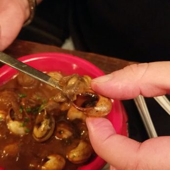 Casa Lolea - Snails in some sort of gravy, didn't try myself, my husband did and said they were good. - Tapas Bars Near Me - Barcelona, B Casa Lolea - Snails in some sort of gravy, didn't try myself, my husband did and said they were good. - Tapas Bars Near Me - Barcelona, B