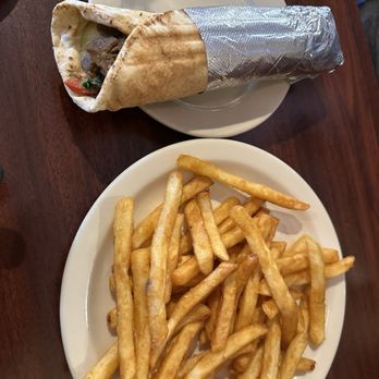 Sheshco Mediterranean Grill - Shawarma and a side of fries - Mediterranean Near Me - Grand Rapids, Michigan