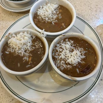 Gumbo Shop - Gumbo trio - Cajun/Creole Near Me - New Orleans, Louisiana Gumbo Shop - Gumbo trio - Cajun/Creole Near Me - New Orleans, Louisiana