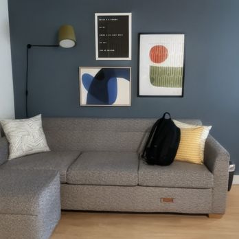 Atwell Suites By IHG - Couch in our suite. - Hotels Near Me - Austin, Texas