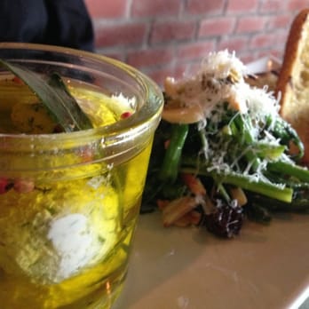 Prospect Gourmand - Goat cheese in a jar with toast and rapini - New American Near Me - Beverly Hills, California