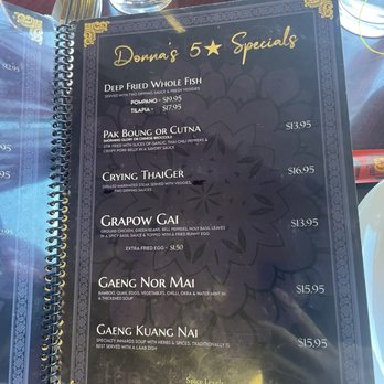 Laos Thai Kitchen - menu - Thai Near Me - Lowell, Massachusetts