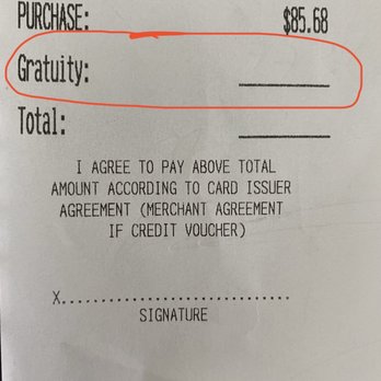 Barzola - The SECOND tip I would've added had I not asked for the itemized receipt. Terrible business practice! - Seafood Near Me - Pembroke Pines, Florida Barzola - The SECOND tip I would've added had I not asked for the itemized receipt. Terrible business practice! - Seafood Near Me - Pembroke Pines, Florida