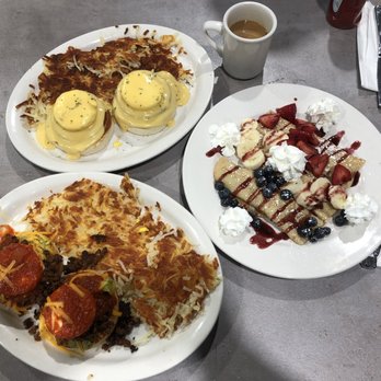 Jonny Cakes Cafe - Traditional Eggs Benedict Fruit Explosion Crepe Chorizo Benedict - Breakfast & Brunch Near Me - Canton, Michigan Jonny Cakes Cafe - Traditional Eggs Benedict Fruit Explosion Crepe Chorizo Benedict - Breakfast & Brunch Near Me - Canton, Michigan