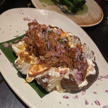 Origen - Loaded Baked Potato w/ Birria - Steakhouses Near Me - Gilbert, Arizona