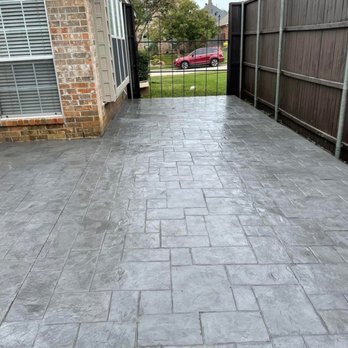 Concrete Masters DFW - Stamped Concrete Patio in Coppell, TX - Masonry/Concrete Near Me Concrete Masters DFW - Stamped Concrete Patio in Coppell, TX - Masonry/Concrete Near Me