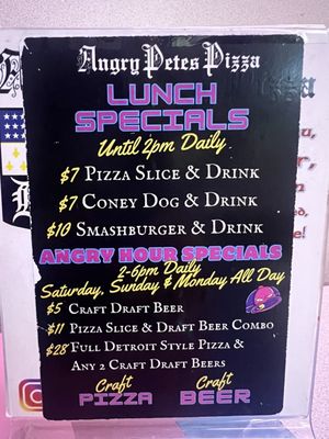 Menu photo 5 Angry Pete's Pizza San Diego, CA Menu photo 5 Angry Pete's Pizza San Diego, CA