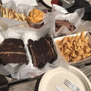 Round Up TX BBQ - Ribs, Brisket, wrangler pie, fries, and mac & cheese. Enough for two families. - Barbeque Near Me - Cold Spring, New York Round Up TX BBQ - Ribs, Brisket, wrangler pie, fries, and mac & cheese. Enough for two families. - Barbeque Near Me - Cold Spring, New York