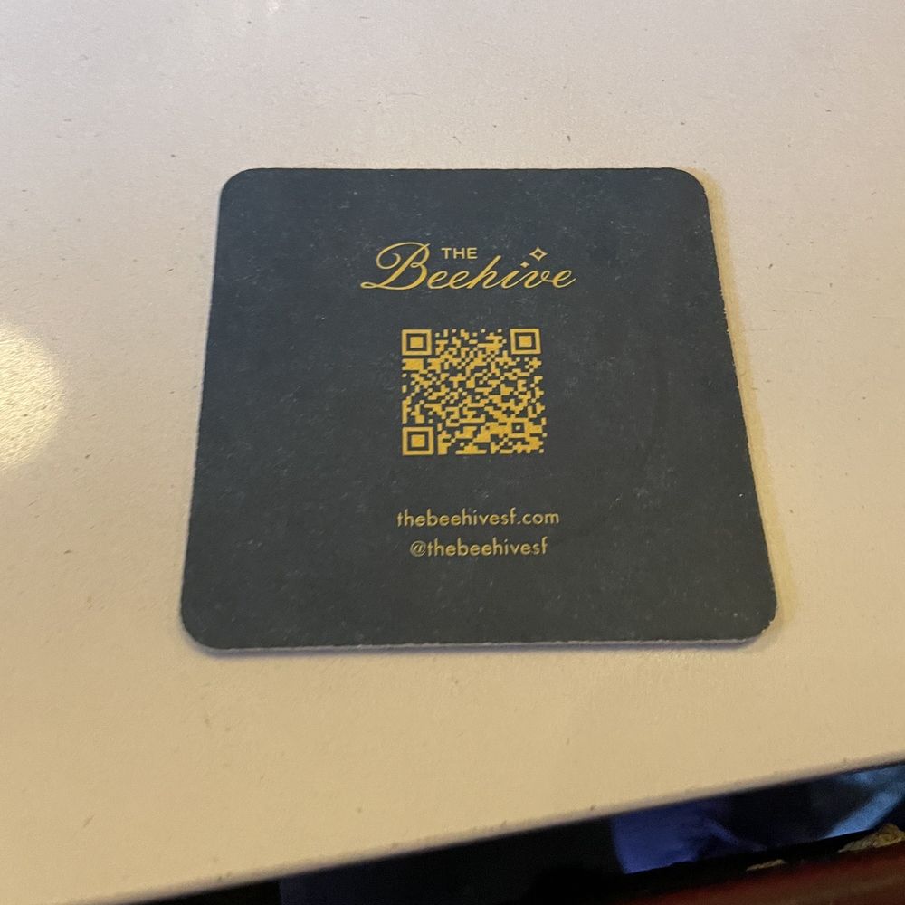 The Beehive - Creative Coaster Advertising and Utility - Cocktail Bars Near Me - San Francisco, California The Beehive - Creative Coaster Advertising and Utility - Cocktail Bars Near Me - San Francisco, California