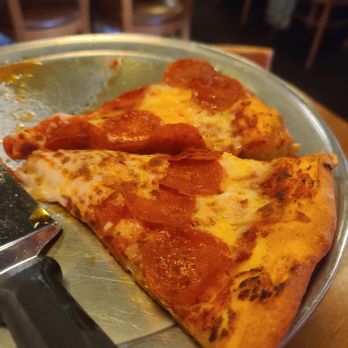 Giovanni's - What is left of an extra pepperoni pizza. It was amazing. - Pizza Near Me - Mammoth Lakes, California Giovanni's - What is left of an extra pepperoni pizza. It was amazing. - Pizza Near Me - Mammoth Lakes, California