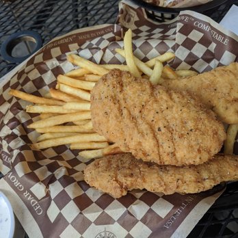 One Shot Charlie's - Chicken fingers came with fries. - Dive Bars Near Me - Harrison, Idaho