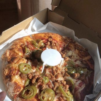 Pizza Bell - mini vegan sausage pizza!! - Pizza Near Me - Elk Grove, California Pizza Bell - mini vegan sausage pizza!! - Pizza Near Me - Elk Grove, California