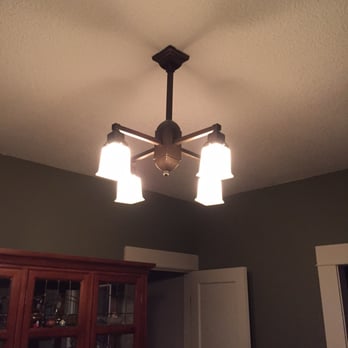 ReBuilding Center - Found the light fixture in brass here. Painted. Added shades. 15% the cost elsewhere. - Home Decor Near Me - Portland, Oregon ReBuilding Center - Found the light fixture in brass here. Painted. Added shades. 15% the cost elsewhere. - Home Decor Near Me - Portland, Oregon