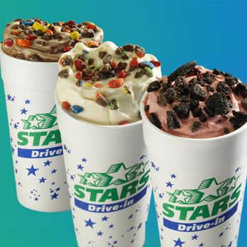 Stars Drive In - three cups of ice cream - Burgers Near Me - Elsa, Texas Stars Drive In - three cups of ice cream - Burgers Near Me - Elsa, Texas