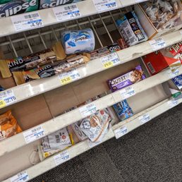 The section right below where you check out... Why not spruce this up a bit at least and spread things out to make it look full?