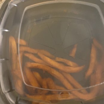 Silver Diner - Half eaten sweet potato fries from an online order - Diners Near Me - Lanham, Maryland Silver Diner - Half eaten sweet potato fries from an online order - Diners Near Me - Lanham, Maryland