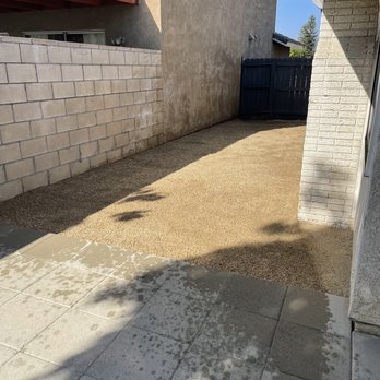 Rodriguez Landscaping - Back yard DG. - Gardeners Near Me