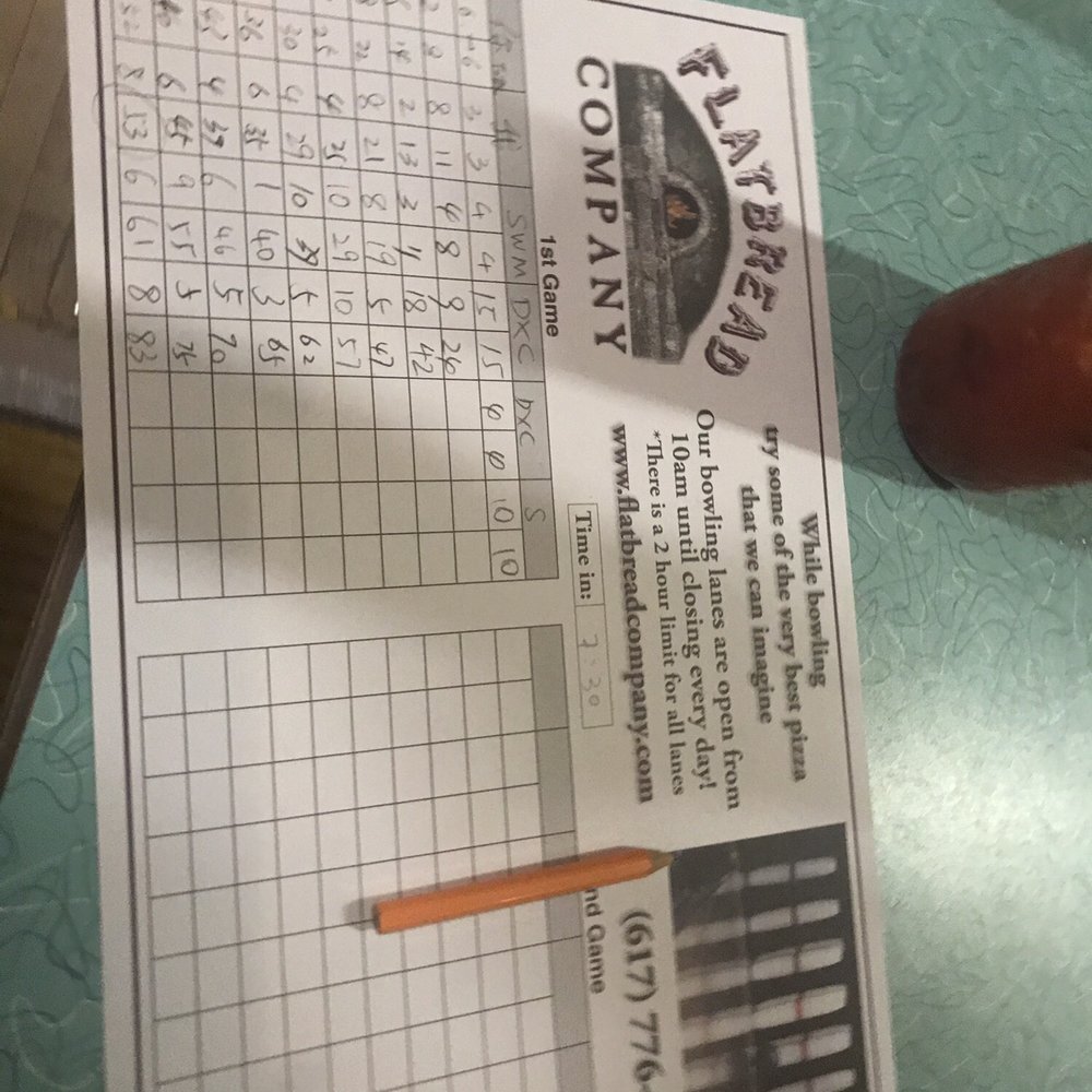 Sacco's Bowl Haven - score chart - Bowling Near Me - Somerville, Massachusetts Sacco's Bowl Haven - score chart - Bowling Near Me - Somerville, Massachusetts