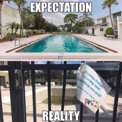 Wickham Village Apartments - If they can't fix a toilet within a month. Don't expect a new pool for about a year or so.