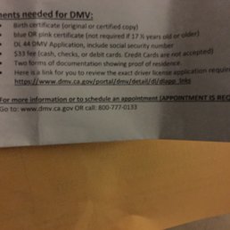 Follow their instructions. Proof of residence we took School record (w/ photo) & utility bill. They even provide DMV form! #makesmewander