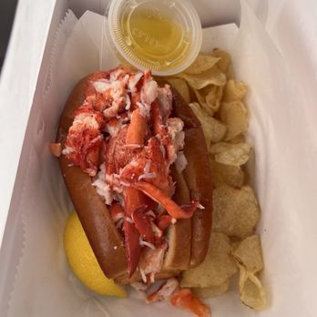 Orange Bike Brewing - Warm lobster roll w butter - Breweries Near Me - Portland, Maine Orange Bike Brewing - Warm lobster roll w butter - Breweries Near Me - Portland, Maine