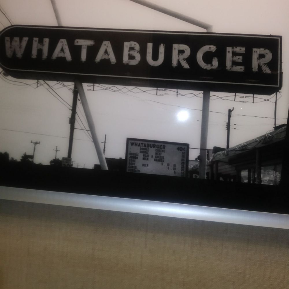 Exxon - a black and white photo of a whatabburger sign - Gas Stations Near Me - Longview, Texas Exxon - a black and white photo of a whatabburger sign - Gas Stations Near Me - Longview, Texas
