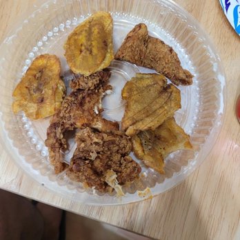 El Floridita - Supposed to be tostones really like soft grease bombs and petrified chicken - Cuban Near Me - New York, New York El Floridita - Supposed to be tostones really like soft grease bombs and petrified chicken - Cuban Near Me - New York, New York