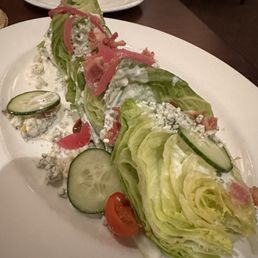 Wedge salad - yum! Wedge salad - yum!