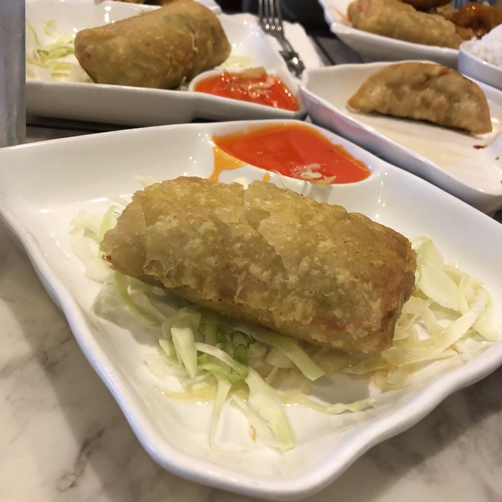 The giant egg roll! The giant egg roll!