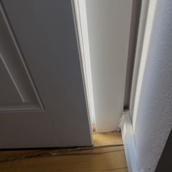 Aloha Property Management - Can't open back door the floor is so damaged.
